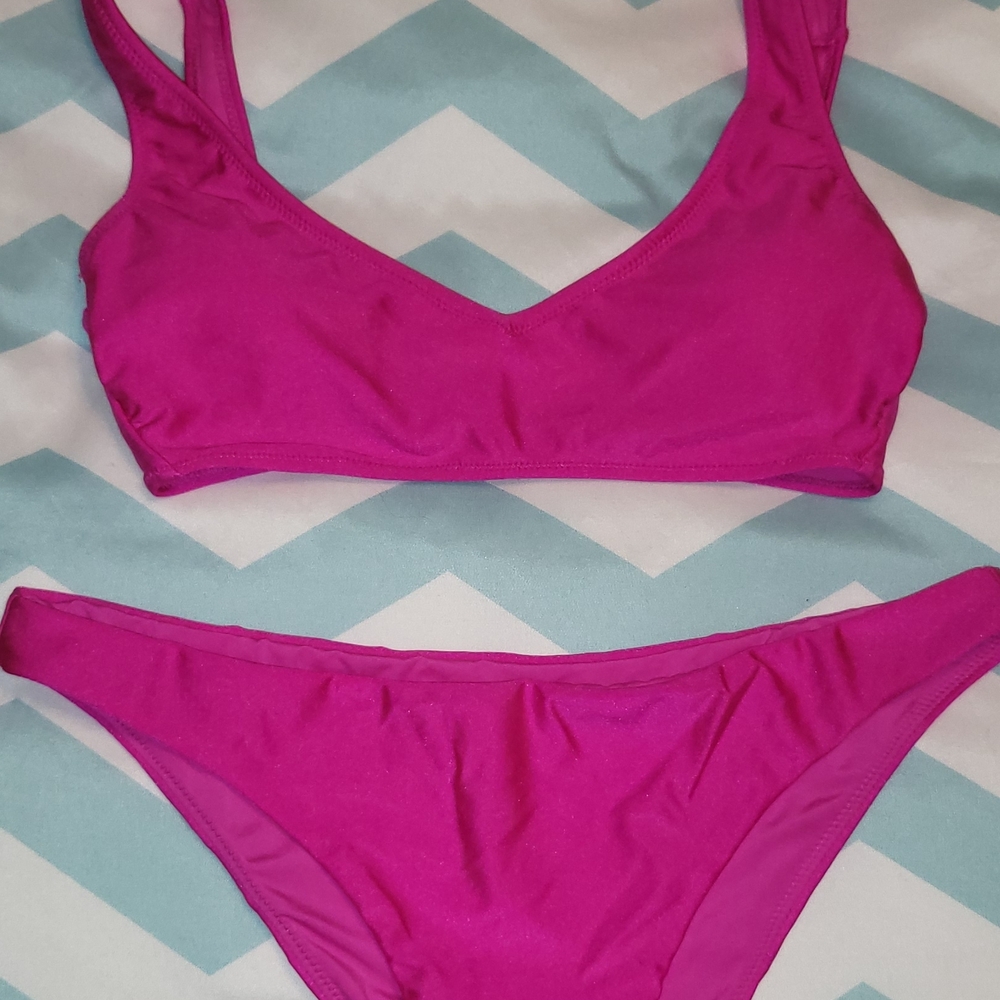 Vibrant Pink Bikini Set